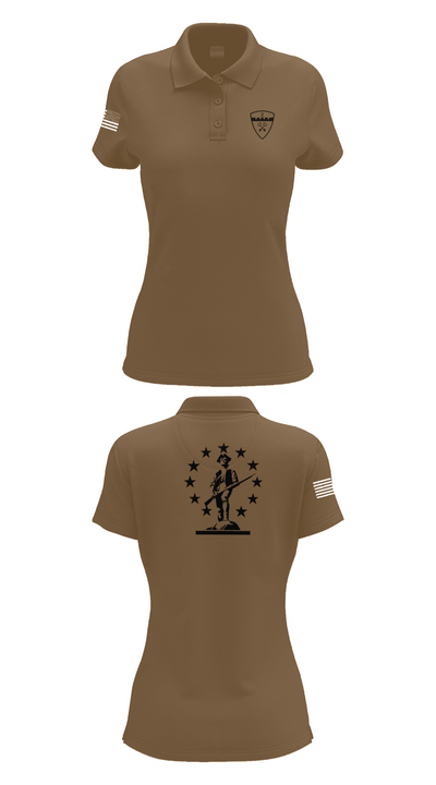 2nd Company Governor's Foot Guard 46086326 Women's Short Sleeve Performance Polo  - 14