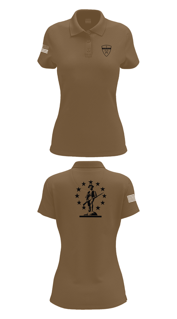 Womens Short Sleeve Performance Polo, 2nd Company Governor's Foot Guard, , Teamtime, Team time, sublimation, custom sports apparel, team uniforms, spirit wear, spiritwear, sports uniforms, custom shirts, team store, custom team store, fundraiser sports, apparel fundraiser