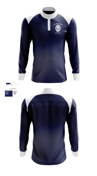 Living Word Academy Volleyball 38101646 Quarter Zip Jacket - 2