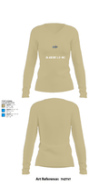 BLACKOUT LE-MC 82961790 Women's Long Sleeve V-neck Shirt - 78