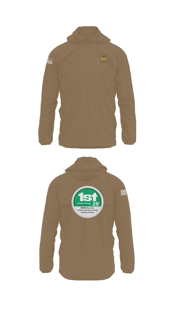 Windbreaker, 28th MP Company, National Guard, Teamtime, Team time, sublimation, custom sports apparel, team uniforms, spirit wear, spiritwear, sports uniforms, custom shirts, team store, custom team store, fundraiser sports, apparel fundraiser