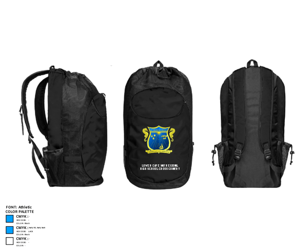 Gear Bag, Lower Cape May Regional High School Cross Country, Cross Country, Teamtime, Team time, sublimation, custom sports apparel, team uniforms, spirit wear, spiritwear, sports uniforms, custom shirts, team store, custom team store, fundraiser sports, apparel fundraiser