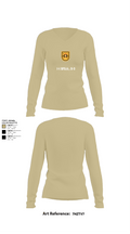 1-1 SFG(A), S-3 84488756 Women's Long Sleeve V-neck Shirt - 82