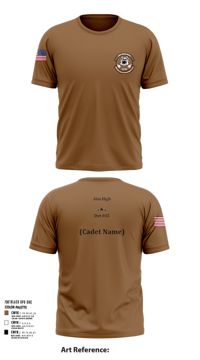 Detachment 035 78200386 Short Sleeve Performance Shirt - 113