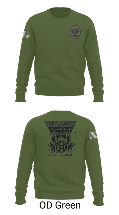 61st CST 56297636 Crew Neck Sweatshirt - 45