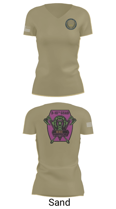 3-10 GSAB 50108135 Women's Short Sleeve V-neck Shirt - 88