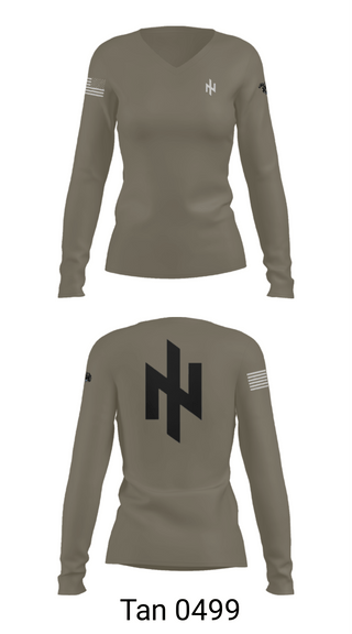Womens Long Sleeve Vneck Shirt, Vitalii, Army, Teamtime, Team time, sublimation, custom sports apparel, team uniforms, spirit wear, spiritwear, sports uniforms, custom shirts, team store, custom team store, fundraiser sports, apparel fundraiser