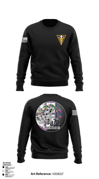 Crew Neck Sweatshirt, 387 Medical Logistics Company, , Teamtime, Team time, sublimation, custom sports apparel, team uniforms, spirit wear, spiritwear, sports uniforms, custom shirts, team store, custom team store, fundraiser sports, apparel fundraiser