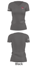 Archer High School Tennis 49257029 Women's Short Sleeve V-neck Shirt - 14