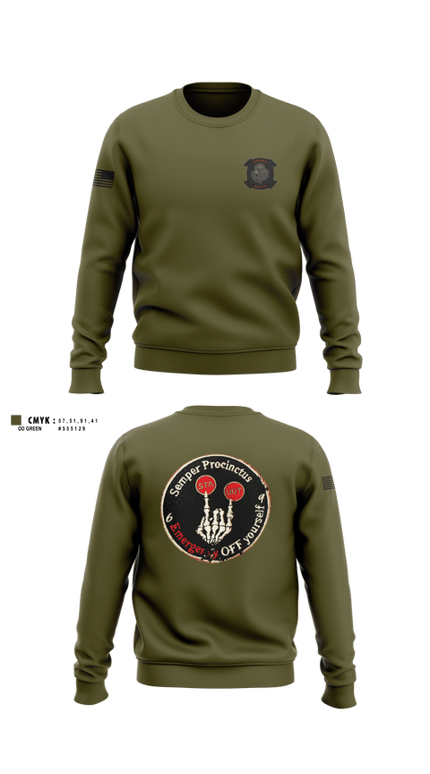 Crew Neck Sweatshirt, Mals-26, Marines, Teamtime, Team time, sublimation, custom sports apparel, team uniforms, spirit wear, spiritwear, sports uniforms, custom shirts, team store, custom team store, fundraiser sports, apparel fundraiser