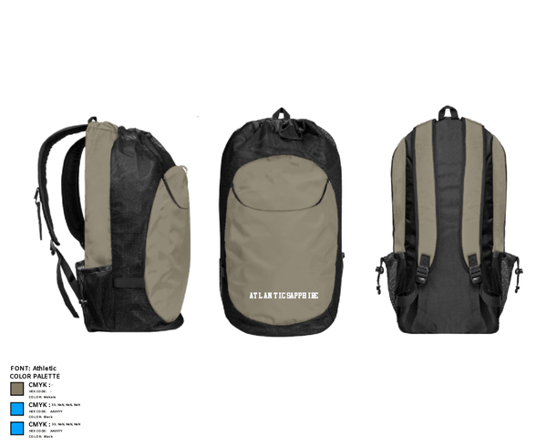Gear Bag, atlantic sapphire, , Teamtime, Team time, sublimation, custom sports apparel, team uniforms, spirit wear, spiritwear, sports uniforms, custom shirts, team store, custom team store, fundraiser sports, apparel fundraiser