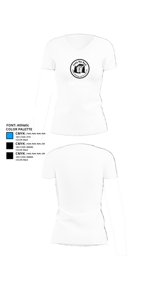 Womens Short Sleeve Vneck Shirt, Camp Big Rock, , Teamtime, Team time, sublimation, custom sports apparel, team uniforms, spirit wear, spiritwear, sports uniforms, custom shirts, team store, custom team store, fundraiser sports, apparel fundraiser