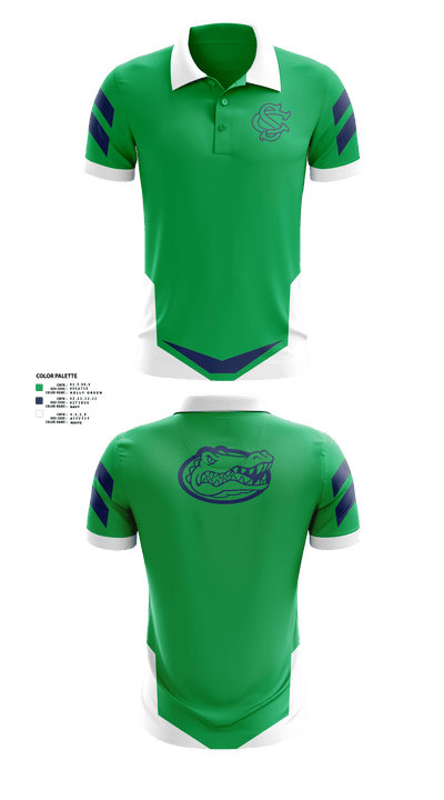 Spring Creek High School Basketball 45989238 Short Sleeve Performance Polo - 40