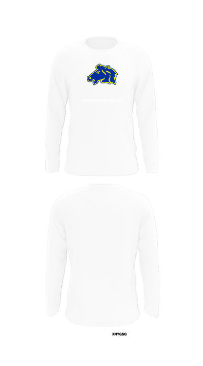 Sheridan High School Golf 65673704 Long Sleeve Performance Shirt - 8