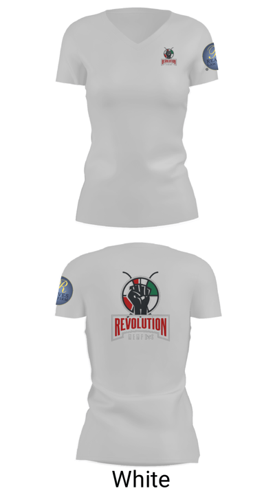 Reaves Revolution 42102104 Women's Short Sleeve V-neck Shirt - 10