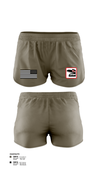 Womens Shorts, Enforcers, Army, Teamtime, Team time, sublimation, custom sports apparel, team uniforms, spirit wear, spiritwear, sports uniforms, custom shirts, team store, custom team store, fundraiser sports, apparel fundraiser