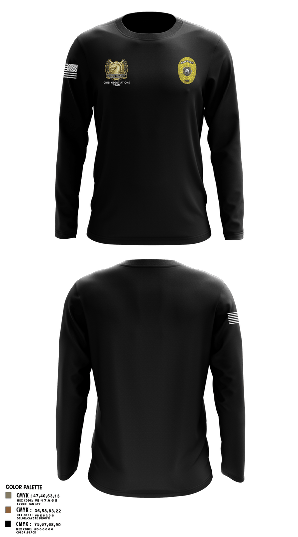 Long Sleeve Performance Shirt, HCSO CNT, Police, Teamtime, Team time, sublimation, custom sports apparel, team uniforms, spirit wear, spiritwear, sports uniforms, custom shirts, team store, custom team store, fundraiser sports, apparel fundraiser