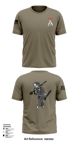 Short Sleeve Performance Shirt, 2-5 CAV Snipers, Army, Teamtime, Team time, sublimation, custom sports apparel, team uniforms, spirit wear, spiritwear, sports uniforms, custom shirts, team store, custom team store, fundraiser sports, apparel fundraiser