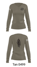 JSSD-K 87433358 Women's Long Sleeve V-neck Shirt - 77