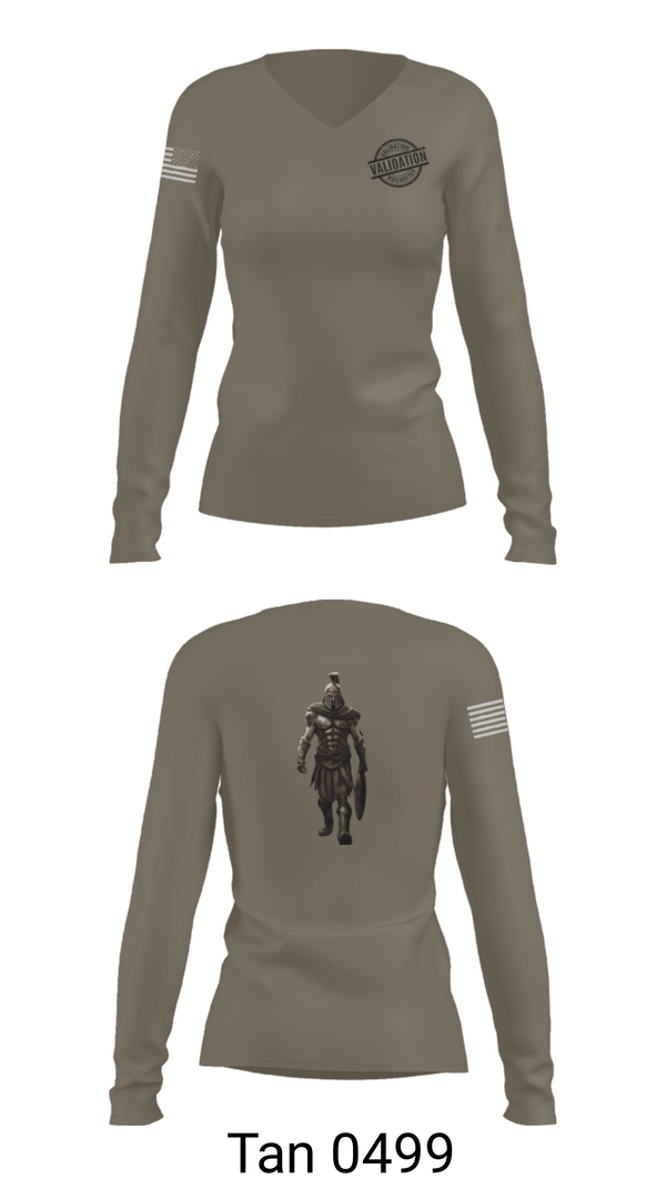 Women's Long Sleeve Vneck Shirt, JSSD-K, Air Force, Teamtime, Team time, sublimation, custom sports apparel, team uniforms, spirit wear, spiritwear, sports uniforms, custom shirts, team store, custom team store, fundraiser sports, apparel fundraiser