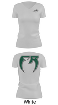 Fossil Ridge High School Baseball 9385458 Women's Short Sleeve V-neck Shirt - 7
