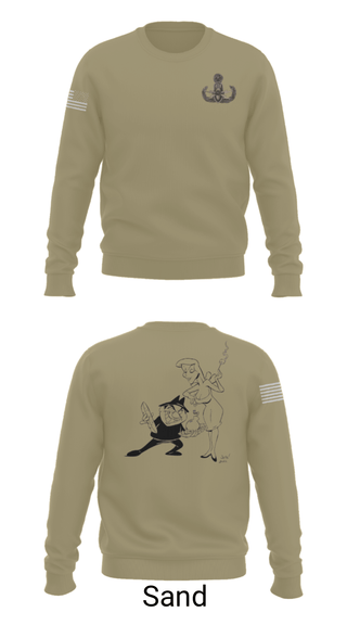 Crew Neck Sweatshirt, 18th EOD Det, Army, Teamtime, Team time, sublimation, custom sports apparel, team uniforms, spirit wear, spiritwear, sports uniforms, custom shirts, team store, custom team store, fundraiser sports, apparel fundraiser