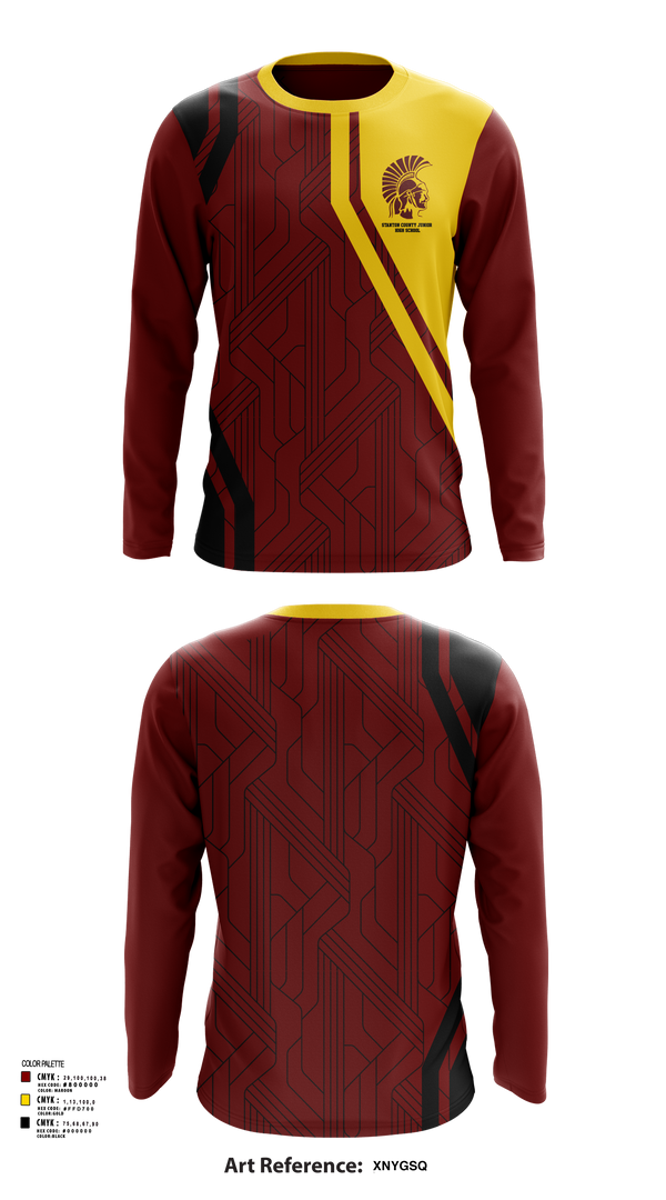 Long Sleeve Performance Shirt, Stanton County Junior High School, Spirit Store, Teamtime, Team time, sublimation, custom sports apparel, team uniforms, spirit wear, spiritwear, sports uniforms, custom shirts, team store, custom team store, fundraiser sports, apparel fundraiser