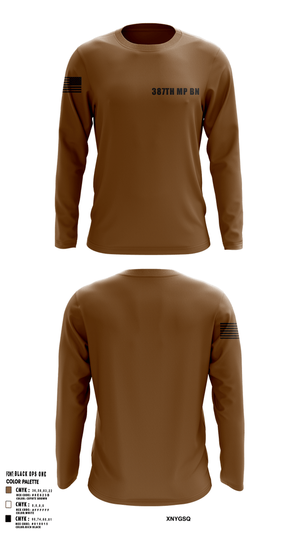 Long Sleeve Performance Shirt, 387th MP BN, , Teamtime, Team time, sublimation, custom sports apparel, team uniforms, spirit wear, spiritwear, sports uniforms, custom shirts, team store, custom team store, fundraiser sports, apparel fundraiser