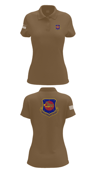 Womens Short Sleeve Performance Polo, 167th air wing, , Teamtime, Team time, sublimation, custom sports apparel, team uniforms, spirit wear, spiritwear, sports uniforms, custom shirts, team store, custom team store, fundraiser sports, apparel fundraiser