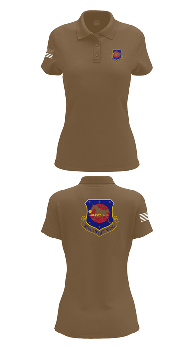 167th air wing 60974833 Women's Short Sleeve Performance Polo  - 15