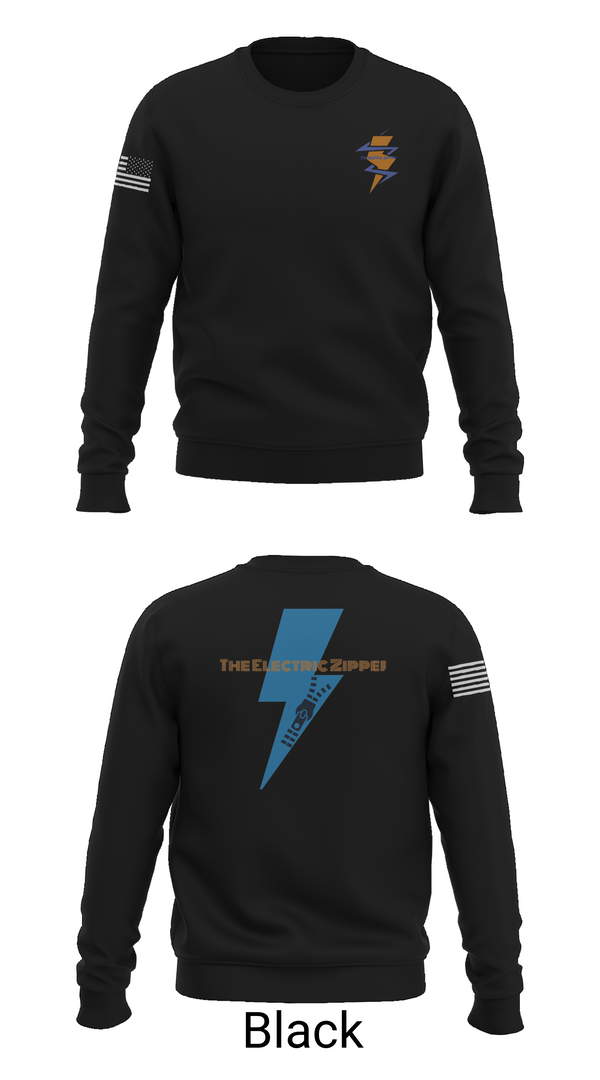 Crew Neck Sweatshirt, The Electric Zipper, , Teamtime, Team time, sublimation, custom sports apparel, team uniforms, spirit wear, spiritwear, sports uniforms, custom shirts, team store, custom team store, fundraiser sports, apparel fundraiser