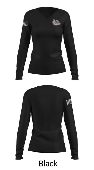 Plainview High School Volleyball 46970180 Women's Long Sleeve V-neck Shirt - 35