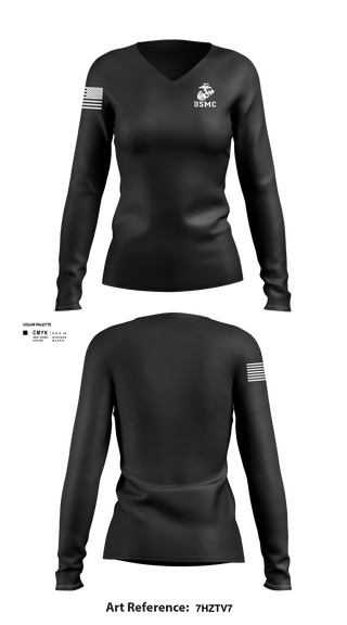 Womens Long Sleeve Vneck Shirt, Delta force, , Teamtime, Team time, sublimation, custom sports apparel, team uniforms, spirit wear, spiritwear, sports uniforms, custom shirts, team store, custom team store, fundraiser sports, apparel fundraiser