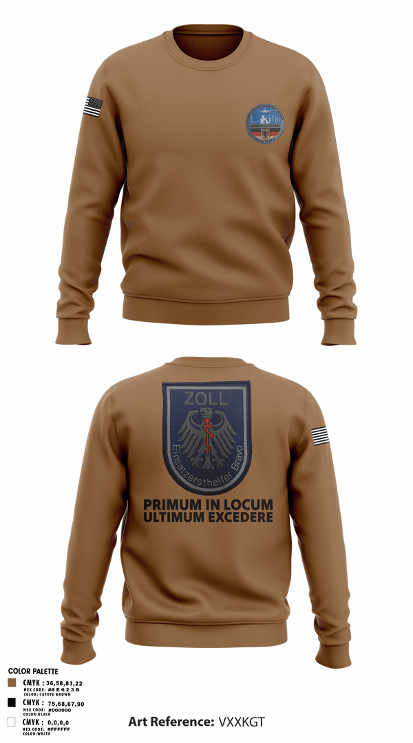 Crew Neck Sweatshirt, Bravo Medics Zoll, Police, Teamtime, Team time, sublimation, custom sports apparel, team uniforms, spirit wear, spiritwear, sports uniforms, custom shirts, team store, custom team store, fundraiser sports, apparel fundraiser