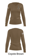 Grim Troop 61547522 Women's Long Sleeve V-neck Shirt -1 17