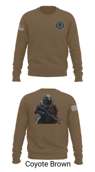 Crew Neck Sweatshirt, Center for Security Forces Detachment Chesapeake, Navy, Teamtime, Team time, sublimation, custom sports apparel, team uniforms, spirit wear, spiritwear, sports uniforms, custom shirts, team store, custom team store, fundraiser sports, apparel fundraiser