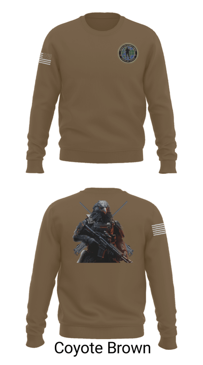 Center for Security Forces Detachment Chesapeake 88189039 Crew Neck Sweatshirt - 5