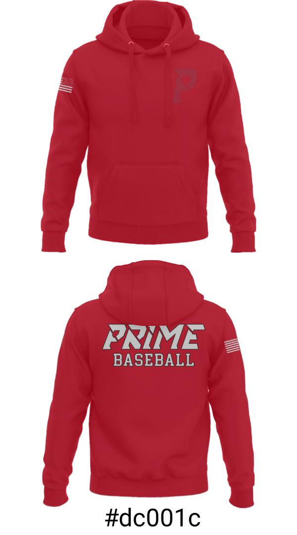 Hoodie, Prime Baseball, Baseball, Teamtime, Team time, sublimation, custom sports apparel, team uniforms, spirit wear, spiritwear, sports uniforms, custom shirts, team store, custom team store, fundraiser sports, apparel fundraiser