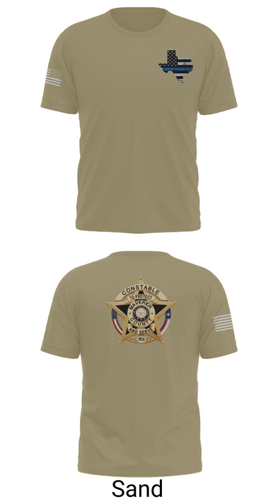Maverick County Constable PCT 4 23255361 Old School Cotton Feel Shirt - 86