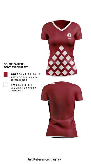 Womens Short Sleeve Vneck Shirt, Auburn High School Golf, Golf, Teamtime, Team time, sublimation, custom sports apparel, team uniforms, spirit wear, spiritwear, sports uniforms, custom shirts, team store, custom team store, fundraiser sports, apparel fundraiser