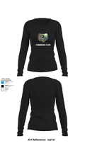 Farmhouse flips 28402450 Women's Long Sleeve V-neck Shirt - 34