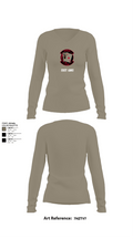 21st AMU 5909710 Women's Long Sleeve V-neck Shirt - 62
