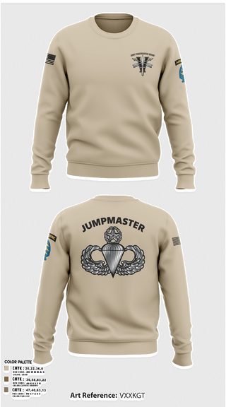 Crew Neck Sweatshirt, Army Paratroopers Brand, , Teamtime, Team time, sublimation, custom sports apparel, team uniforms, spirit wear, spiritwear, sports uniforms, custom shirts, team store, custom team store, fundraiser sports, apparel fundraiser