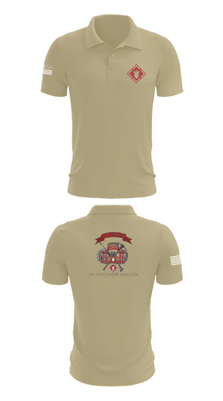 Short Sleeve Performance Polo, 264 EN CO, Army, Teamtime, Team time, sublimation, custom sports apparel, team uniforms, spirit wear, spiritwear, sports uniforms, custom shirts, team store, custom team store, fundraiser sports, apparel fundraiser