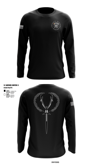 Long Sleeve Performance Shirt, XI. Inspektion, Army, Teamtime, Team time, sublimation, custom sports apparel, team uniforms, spirit wear, spiritwear, sports uniforms, custom shirts, team store, custom team store, fundraiser sports, apparel fundraiser