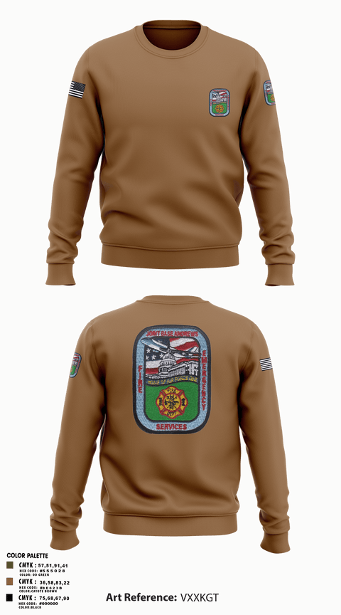 Crew Neck Sweatshirt, 316 ces, Air Force, Teamtime, Team time, sublimation, custom sports apparel, team uniforms, spirit wear, spiritwear, sports uniforms, custom shirts, team store, custom team store, fundraiser sports, apparel fundraiser