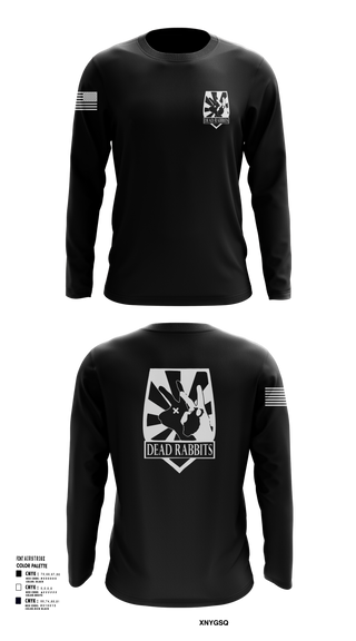 Long Sleeve Performance Shirt, Dead Rabbits, , Teamtime, Team time, sublimation, custom sports apparel, team uniforms, spirit wear, spiritwear, sports uniforms, custom shirts, team store, custom team store, fundraiser sports, apparel fundraiser