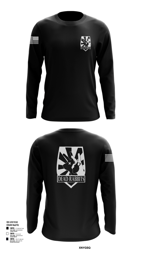 Long Sleeve Performance Shirt, Dead Rabbits, , Teamtime, Team time, sublimation, custom sports apparel, team uniforms, spirit wear, spiritwear, sports uniforms, custom shirts, team store, custom team store, fundraiser sports, apparel fundraiser