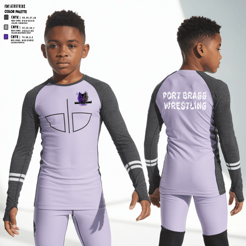 Long Sleeve Performance Shirt, Fort Bragg Middle School, Wrestling, Teamtime, Team time, sublimation, custom sports apparel, team uniforms, spirit wear, spiritwear, sports uniforms, custom shirts, team store, custom team store, fundraiser sports, apparel fundraiser