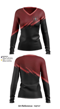Class War Veterans 53217596 Women's Long Sleeve V-neck Shirt - 1